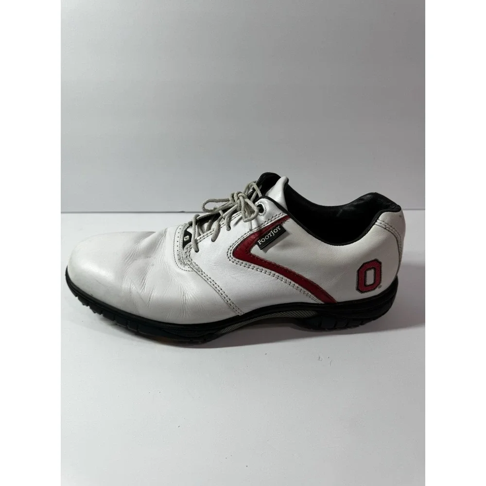 Ohio State Footjoy Contour Series Mens 54320 Size 12 Leather Golf Shoes